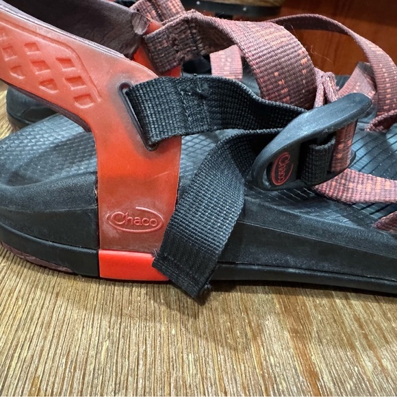 Chaco Mens Sandals  Orange Black Sz 12